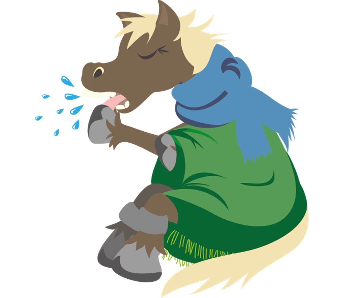Horse with cough