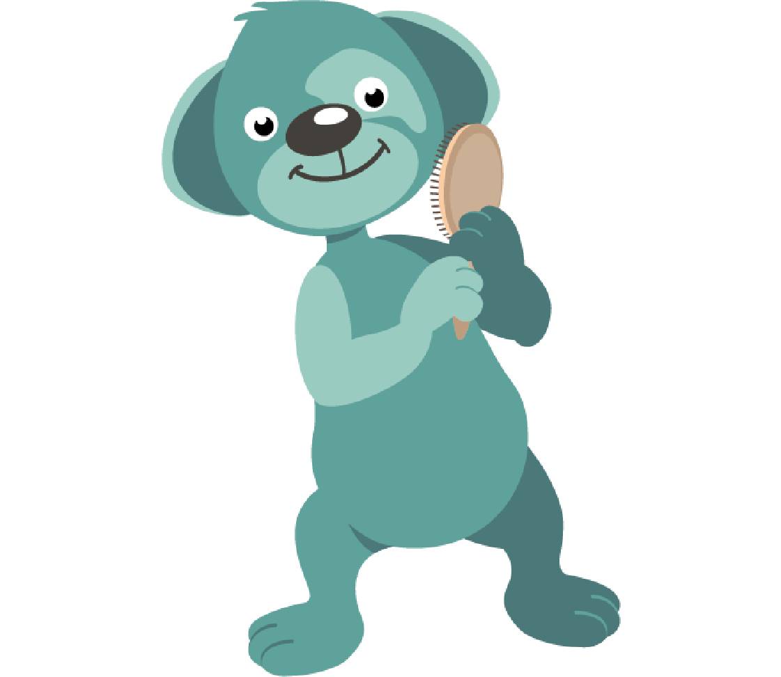 petsXL Oskar mit Bürste