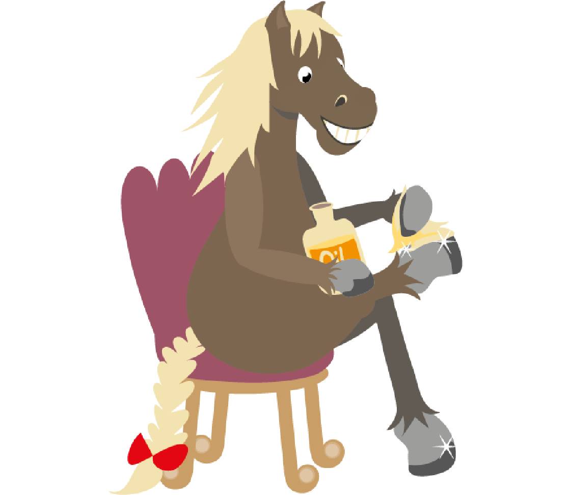 petsXL Sunny pflegt Hufe