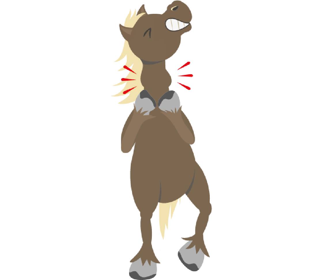 Throat obstruction in horses