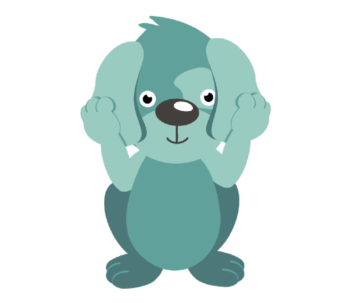 petsXL Oskar hält sich die Ohren zu