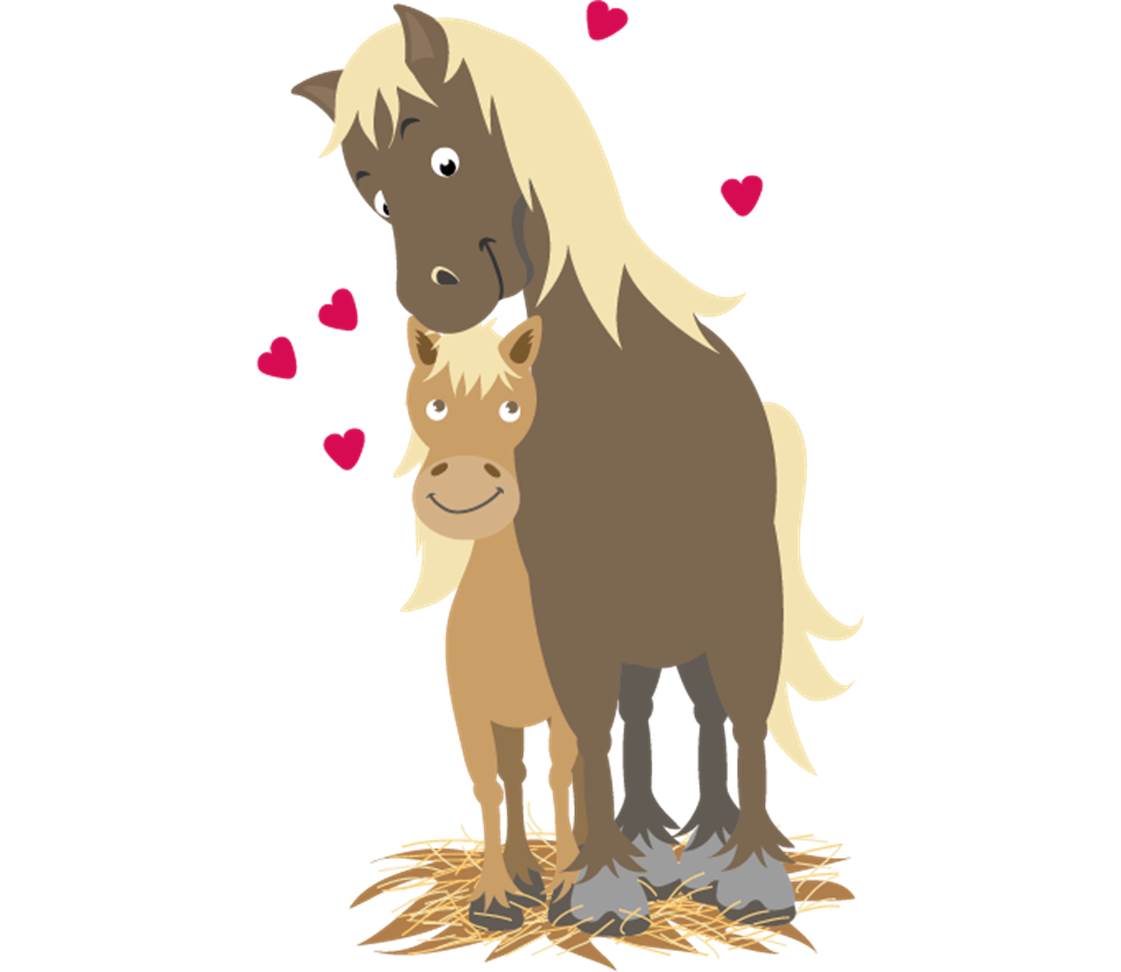 petsXL Sunny with foal