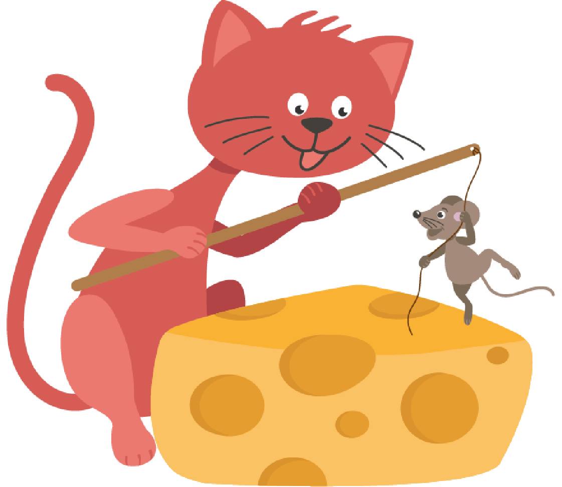 petsXL Minka mit Käse und Maus