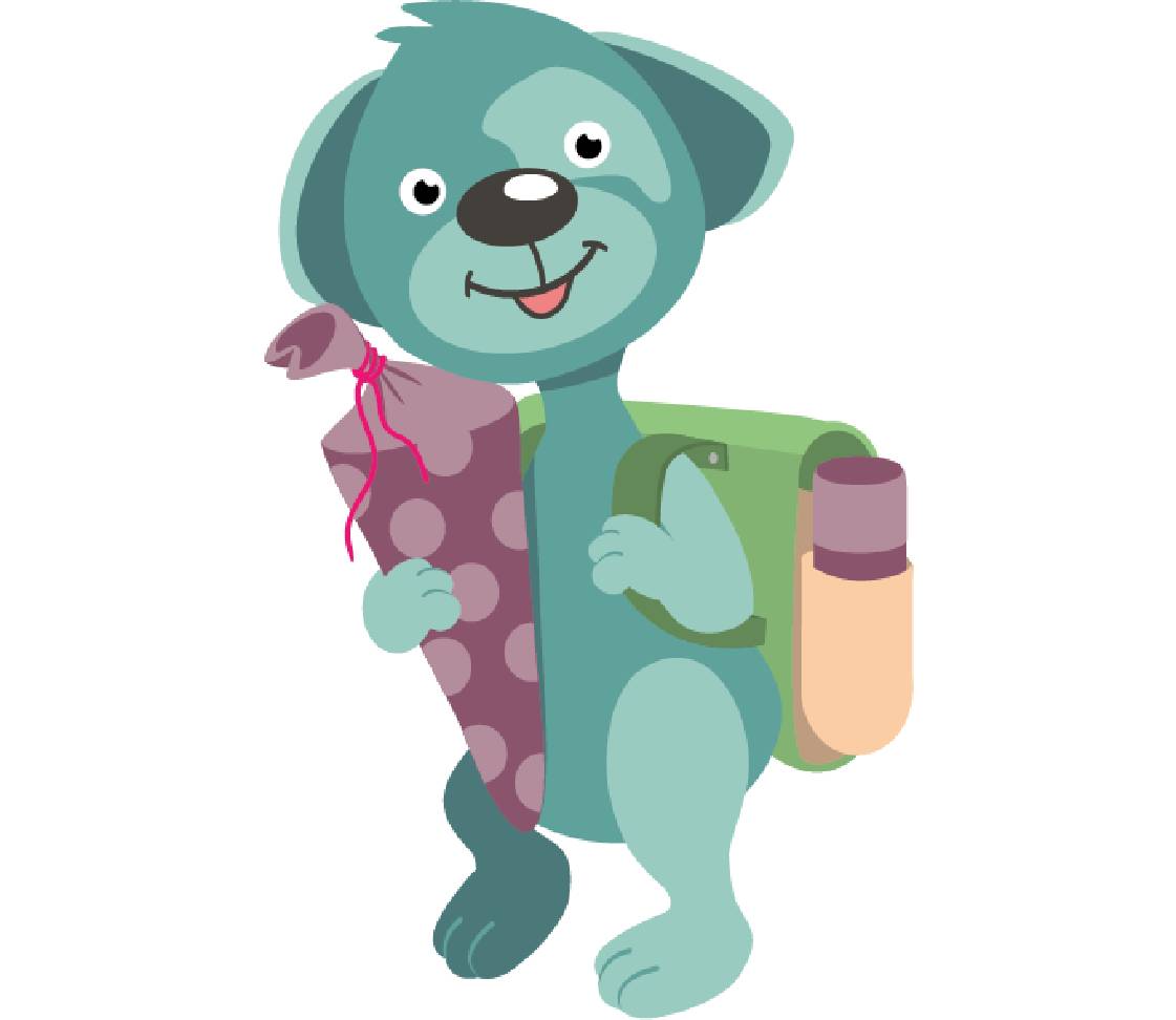 petsXL Oskar mit Schultüte